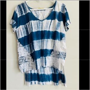 Love Sam embroidered tie dye tee shirt top size XS but fits up to medium